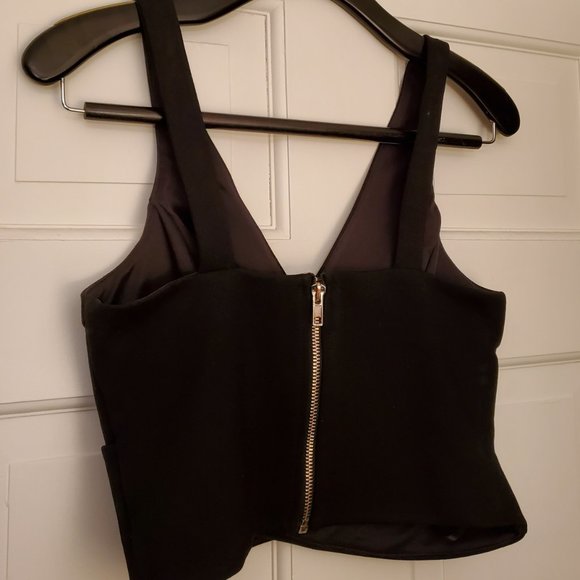 GUESS Black Crop Top - Picture 6 of 8